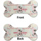 Cats in Love Ceramic Flat Ornament - Bone Front & Back (APPROVAL)