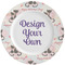 Cats in Love Ceramic Dinner Plates (Set of 4) (Personalized)