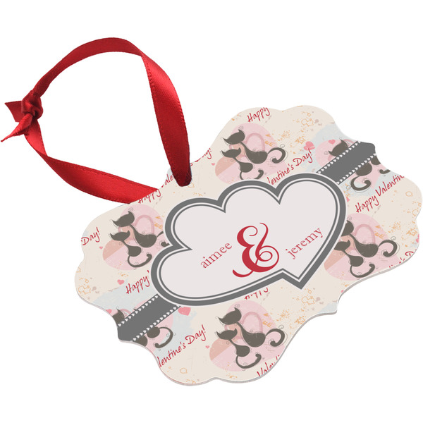 Cats in Love Christmas Ornament