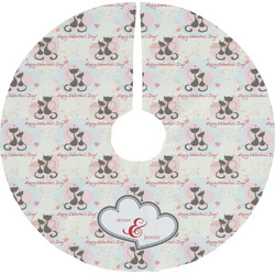 Cats in Love Tree Skirt (Personalized)