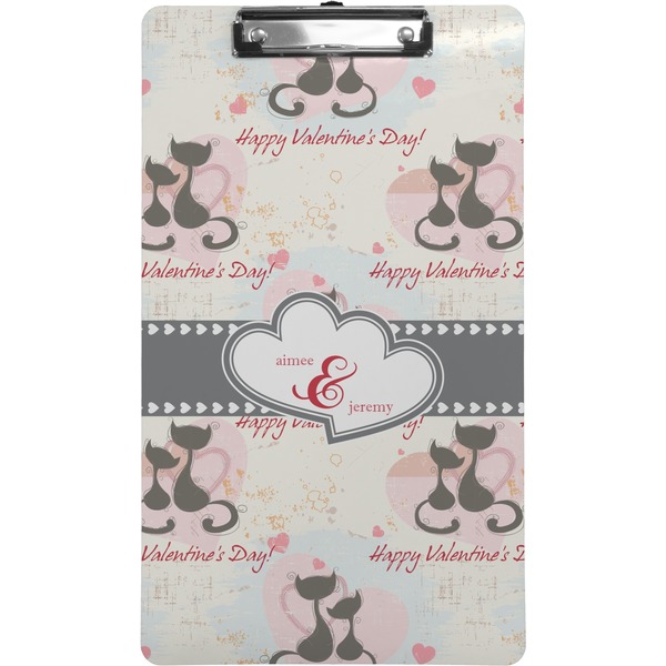Custom Cats in Love Clipboard (Legal Size) (Personalized)