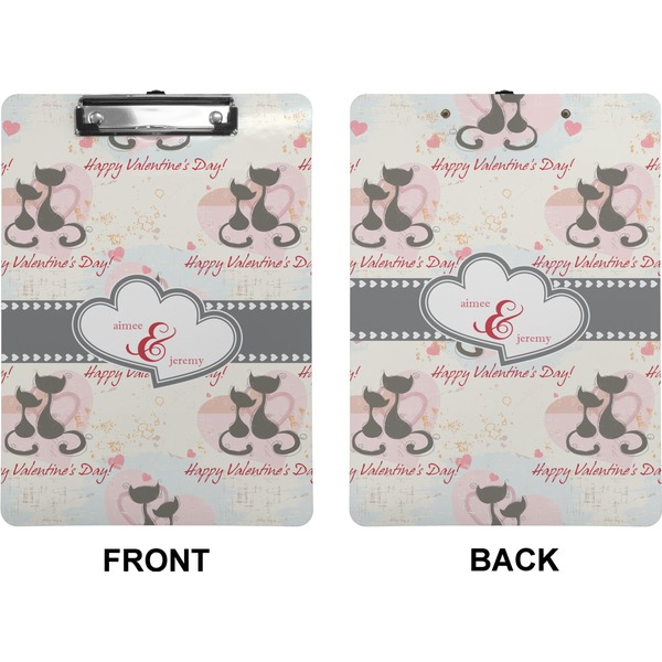 Cats in Love Clipboard (Letter) (Front + Back)