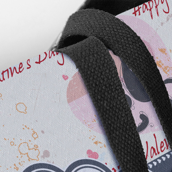 Cats in Love Closeup of Tote w/Black Handles