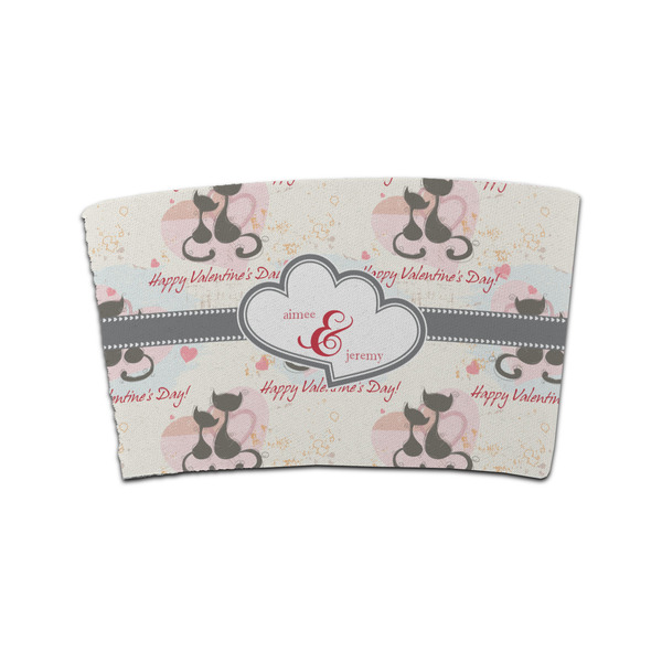 Custom Cats in Love Coffee Cup Sleeve (Personalized)
