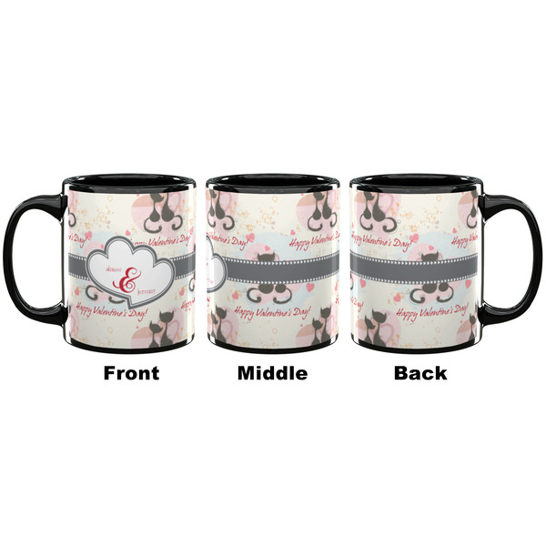 Cats in Love Coffee Mug - 11 oz - Black APPROVAL