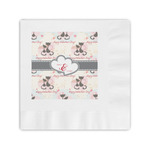 Cats in Love Coined Cocktail Napkins (Personalized)