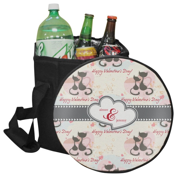 Custom Cats in Love Collapsible Cooler & Seat (Personalized)