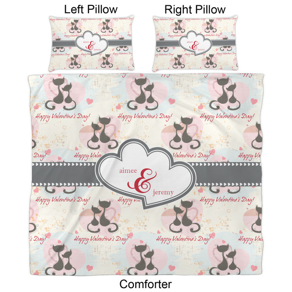 Cats in Love Comforter Set - King - Approval