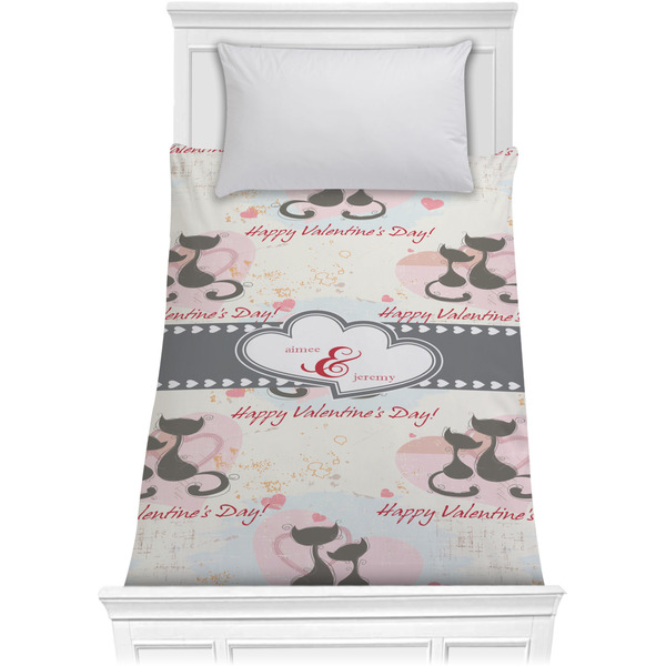 Cats in Love Comforter (Twin)