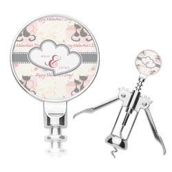 Cats in Love Corkscrew (Personalized)