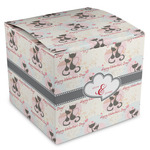 Cats in Love Cube Favor Gift Boxes (Personalized)