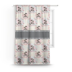 Cats in Love Curtain (Personalized)