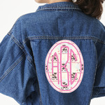 Cats in Love Twill Iron On Patch - Custom Shape - 3XL (Personalized)