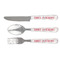 Cats in Love Cutlery Set (Personalized)