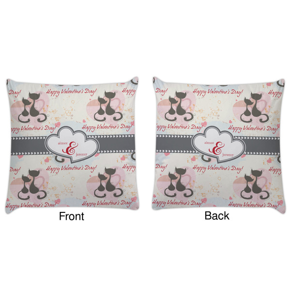Cats in Love Decorative Pillow Case - Approval