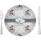 Cats in Love 10" Glass Lunch / Dinner Plates - Single or Set (Personalized)