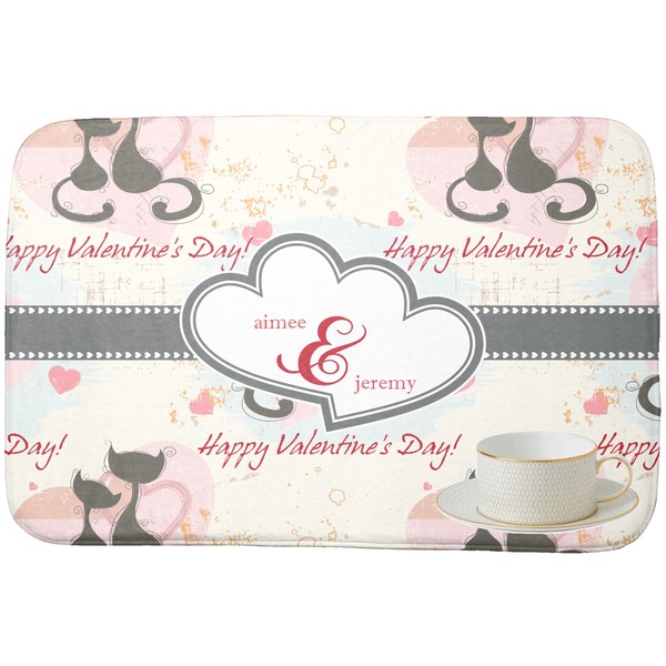 Cats in Love Dish Drying Mat