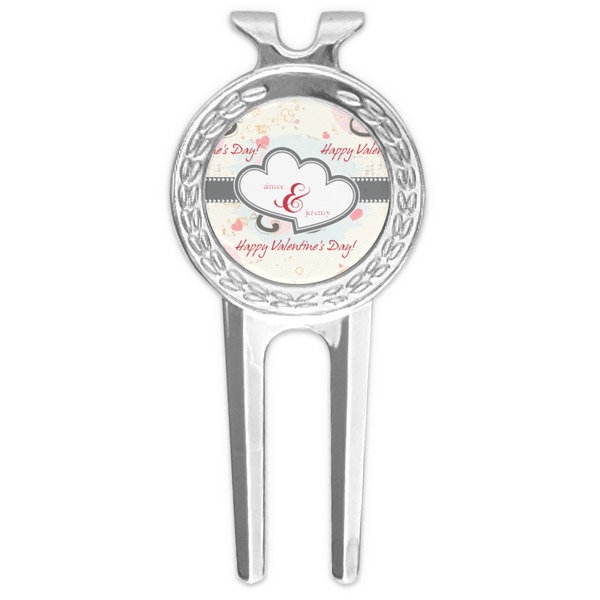 Custom Cats in Love Golf Divot Tool & Ball Marker (Personalized)