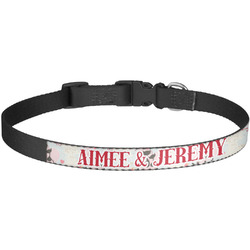 Cats in Love Dog Collar - Large (Personalized)
