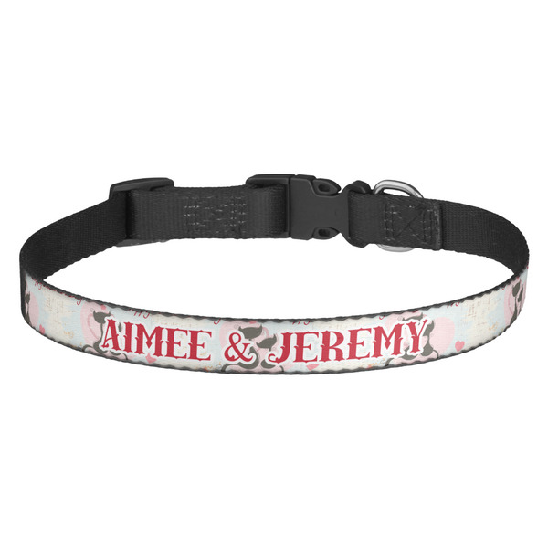 Custom Cats in Love Dog Collar (Personalized)