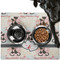 Cats in Love Dog Food Mat - Large w/ Couple's Names
