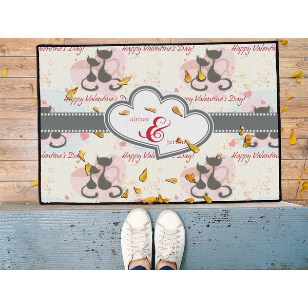 Cats in Love Door Mat - LIFESTYLE (Med)