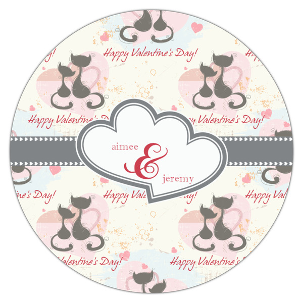 Cats in Love Drink Topper - Medium - Single