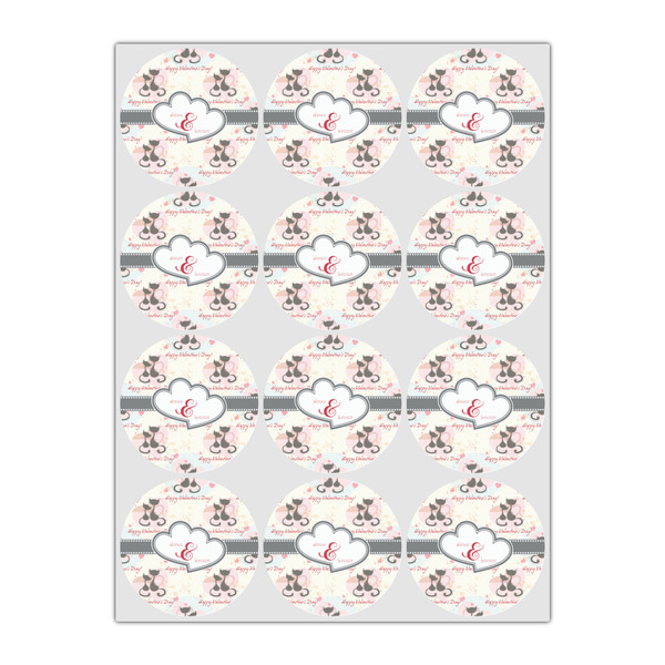 Cats in Love Drink Topper - Small - Set of 12