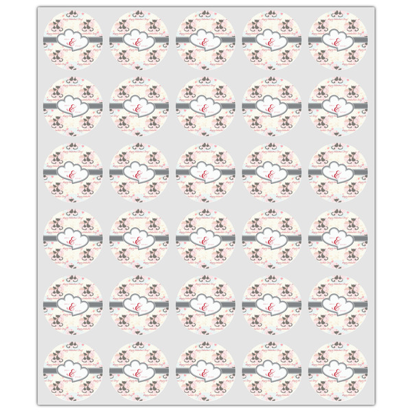 Cats in Love Drink Topper - XSmall - Set of 30