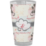 Cats in Love Pint Glass - Full Color (Personalized)