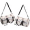 Cats in Love Duffle bag large front and back sides