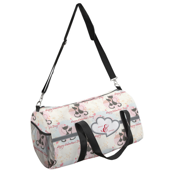 Custom Cats in Love Duffel Bag - Small (Personalized)