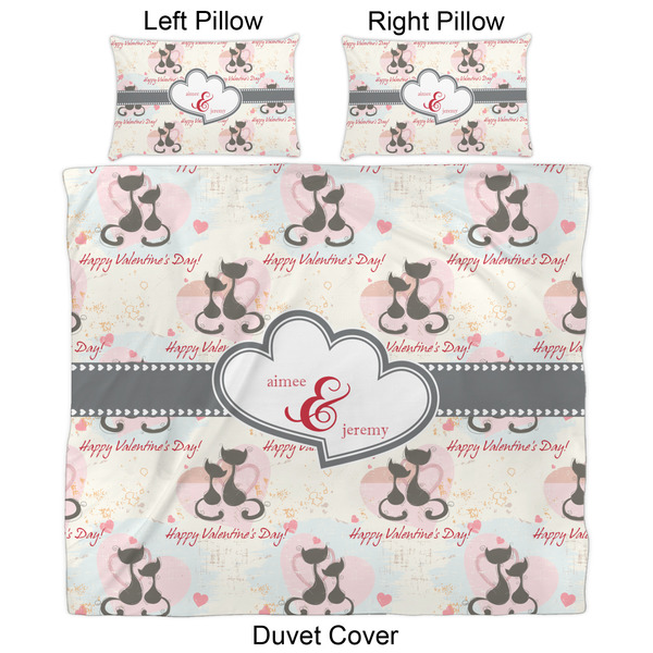 Cats in Love Duvet Cover Set - King - Approval