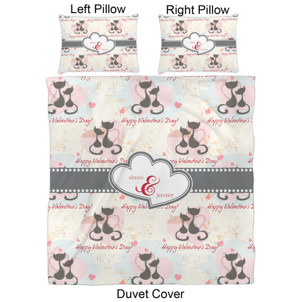 Cats in Love Duvet Cover Set - Queen - Approval
