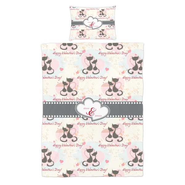 Cats in Love Duvet Cover Set - Twin - Alt Approval
