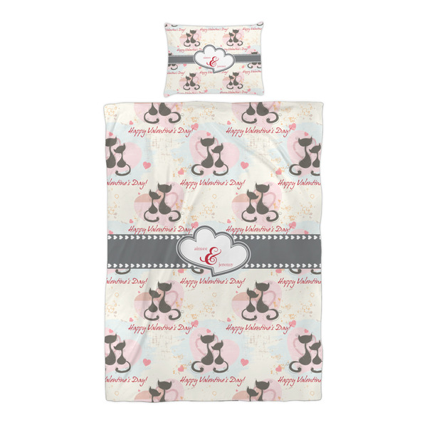 Cats in Love Duvet Cover Set - Twin XL - Alt Approval