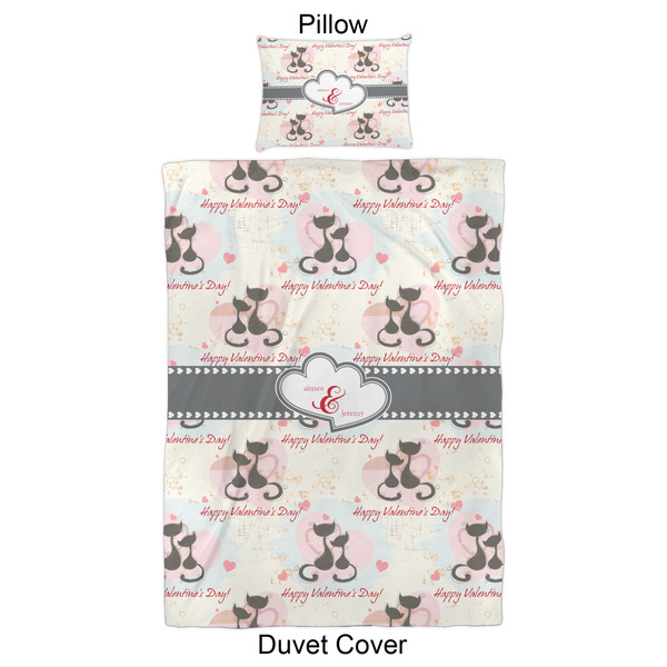 Cats in Love Duvet Cover Set - Twin XL - Approval