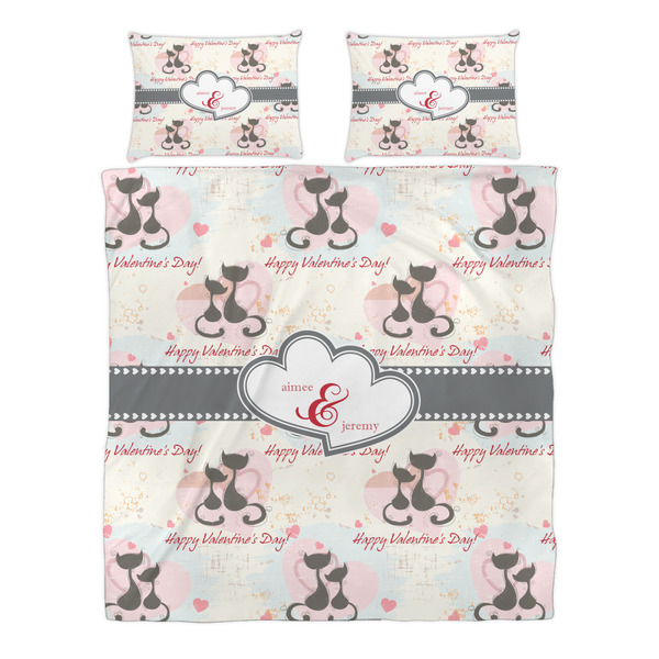 Cats in Love Duvet cover Set - Queen - Alt Approval