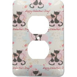 Cats in Love Electric Outlet Plate (Personalized)