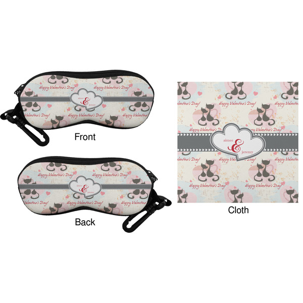 Cats in Love Eyeglass Case & Cloth (Approval)