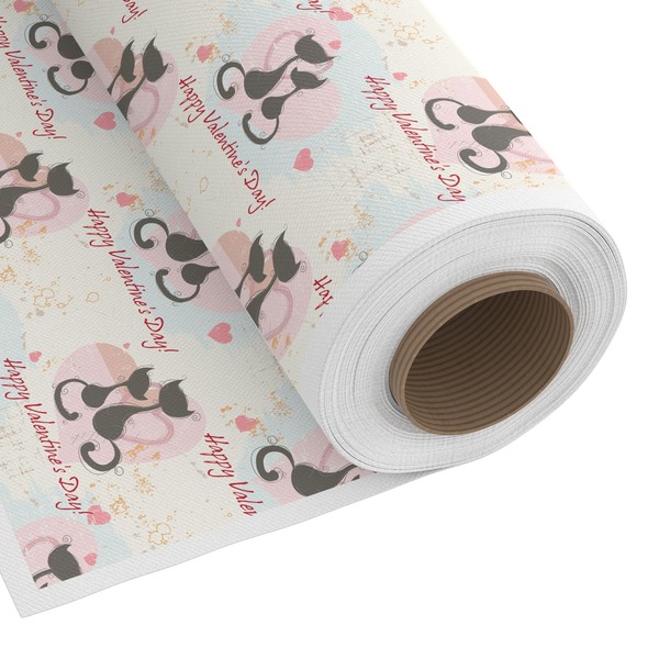 Custom Cats in Love Fabric by the Yard - Spun Polyester Poplin