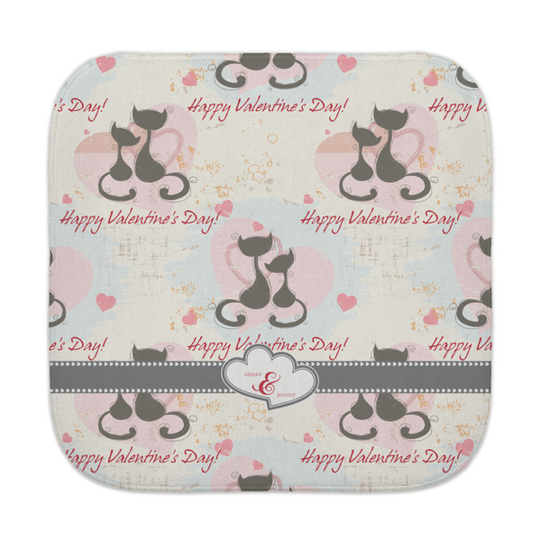 Custom Cats in Love Face Towel (Personalized)