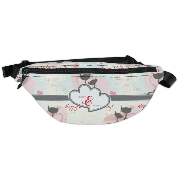 Custom Cats in Love Fanny Pack - Classic Style (Personalized)