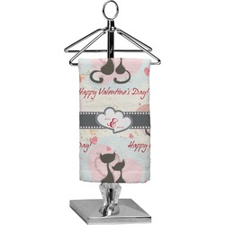 Cats in Love Finger Tip Towel - Full Print (Personalized)