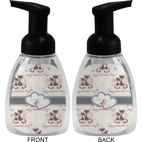 Cats in Love Foam Soap Bottle (Front & Back)