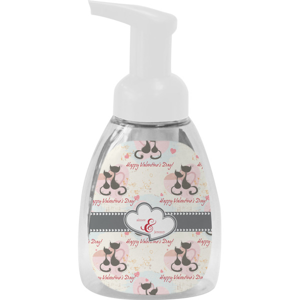 Custom Cats in Love Foam Soap Bottle (Personalized)