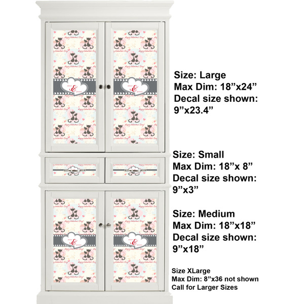 Cats in Love Full Cabinet (Show Sizes)