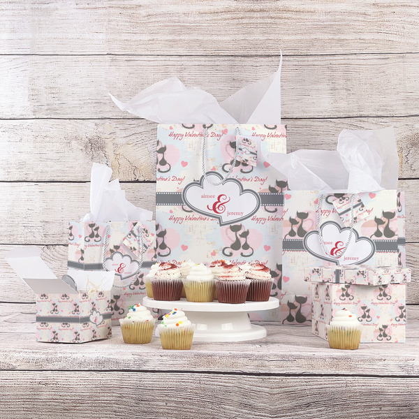 Cats in Love Gift Bags - In Context