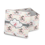Cats in Love Gift Box with Lid - Canvas Wrapped (Personalized)