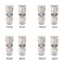 Cats in Love Glass Shot Glass - 2 oz - Set of 4 - APPROVAL